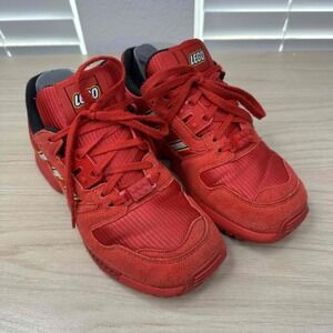 Adidas x Lego Shoes Kids US 5 UK 4.5 Red Suede Lace Gamer ZX 8000 Sneaker